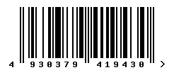 EAN barcode 4930379419430