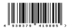 EAN 4930379419805 barcode image