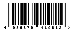 EAN barcode 4930379419812