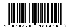 EAN barcode 4930379421358