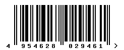 upc 4954628029461 barcode image