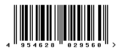 upc 4954628029560 barcode image