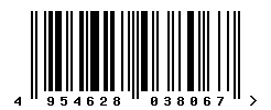 upc 4954628038067 barcode image