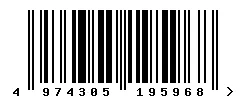EAN barcode 4974305195968
