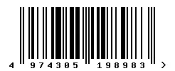 EAN barcode 4974305198983