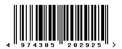 upc 4974305202925 barcode image