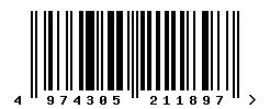 upc 4974305211897 barcode image