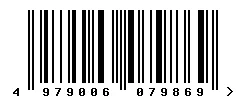 4979006079869 barcode