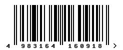 upc 4983164160918 barcode image