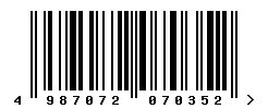 upc 4987072070352 barcode image