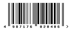 EAN barcode 4987176020406