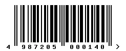EAN barcode 4987205000140