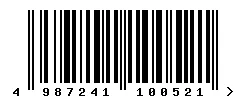 EAN barcode 4987241100521