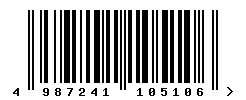 EAN barcode 4987241105106