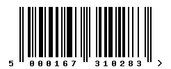 EAN 5000167310283 barcode image