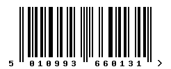 upc 5010993660131 barcode image