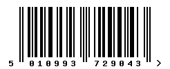 upc 5010993729043 barcode image