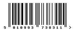 upc 5010993738311 barcode image