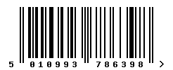 upc 5010993786398 barcode image