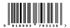 EAN barcode 5010993793136