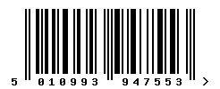 EAN barcode 5010993947553