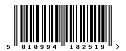 upc 5010994182519 barcode image