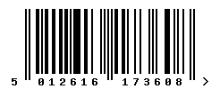 upc 5012616173608 barcode image