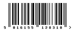 upc 5016155128310 barcode image