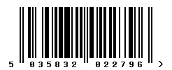 upc 5035832022796 barcode image
