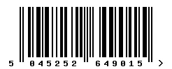 5045252649015 barcode