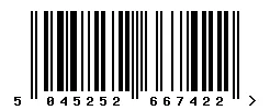 5045252667422 barcode