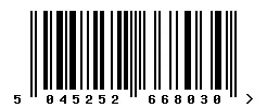 5045252668030 barcode