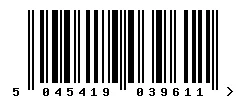 5045419039611 barcode