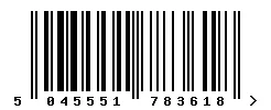5045551783618 barcode