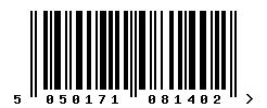 5050171081402 barcode