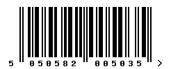 upc 5050582005035 barcode image
