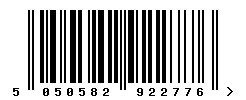 5050582922776 barcode