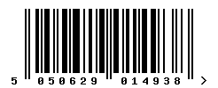 upc 5050629014938 barcode image