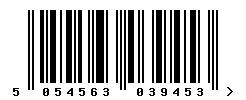 EAN barcode 5054563039453