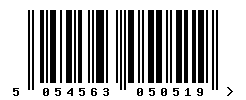 upc 5054563050519 barcode image