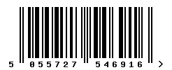 EAN barcode 5055727546916