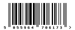 EAN barcode 5055964706173