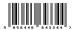 5056446643344 barcode