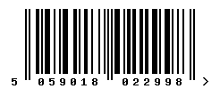 upc 5059018022998 barcode image