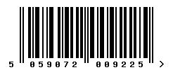 5059072009225 barcode