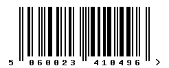 upc 5060023410496 barcode image