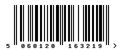 EAN barcode number 5060120163219