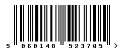 EAN barcode 5060148523705