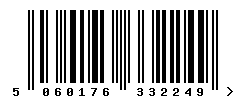 upc 5060176332249 barcode image