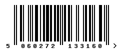 EAN barcode 5060272133160